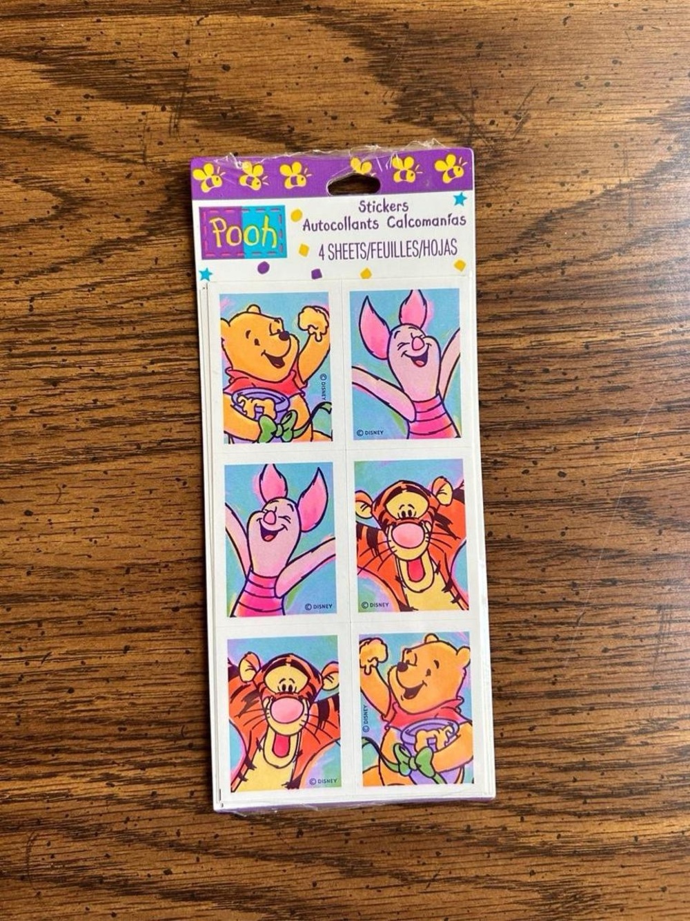 Vintage 90s Winnie the Pooh stickers